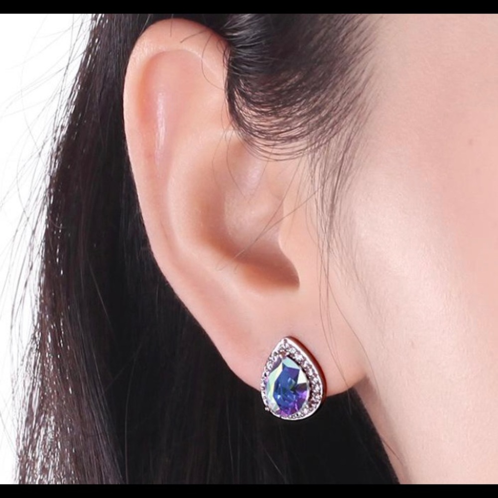 New Rainbow Waterdrop Earrings